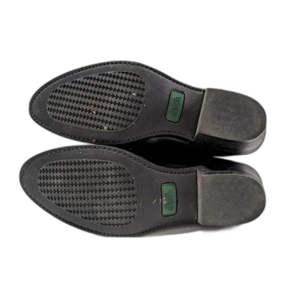 Mens Laredo Paris 12in Black Embroidered Leather Western Boots Size 9EW - Picture 3 of 6